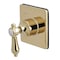 Kingston Brass KS3042BAL Heirloom Three-Way Diverter Valve W/ Trim Kit, Polished Brass KS3042BAL - alternate 1